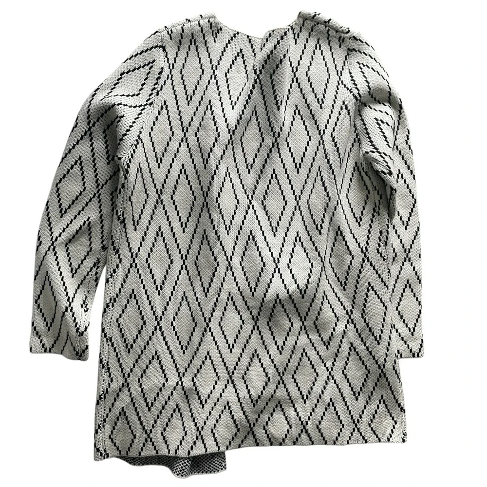 Oliver by Escio Diamond Aztec Cardigan Sweater‎ Women XL Cabincore CozycoreLong